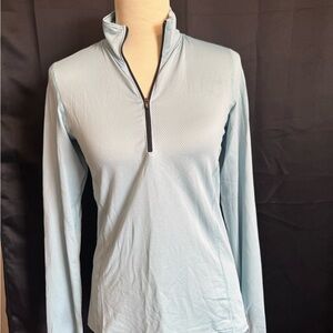 Kids Light Blue Kerrits riding Top